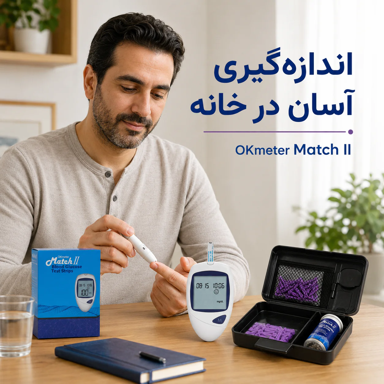 دستگاه تست قند خون OKmeter Match II
