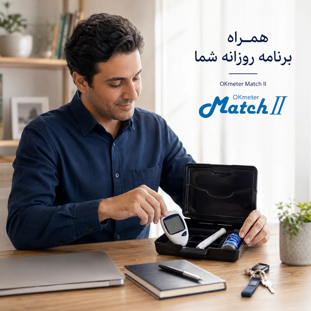 دستگاه تست قند خون OKmeter Match II - تصویر 2
