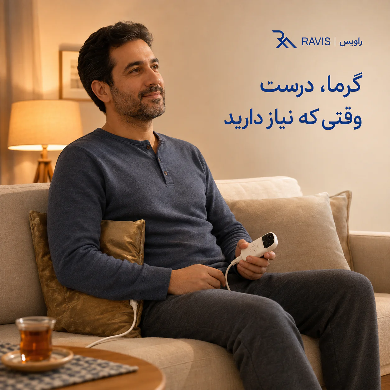 خرید تشک برقی راویس مدل STP | قیمت پد حرارتی Ravis - تصویر 3