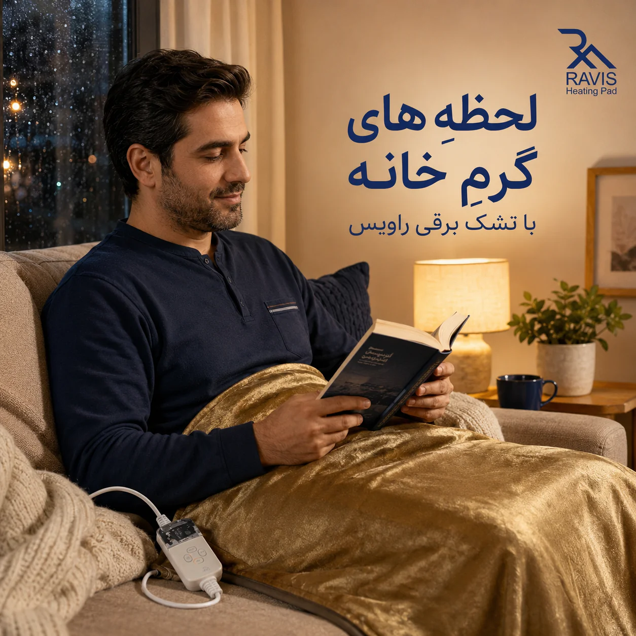 خرید تشک برقی راویس مدل STP | قیمت پد حرارتی Ravis